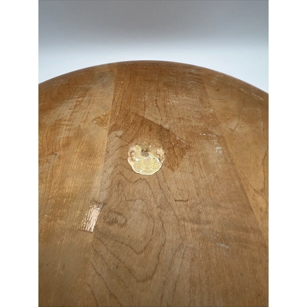G.H.Specialty Milwaukee Maple Lazy Susan Flying Mallard Ducks 15.5